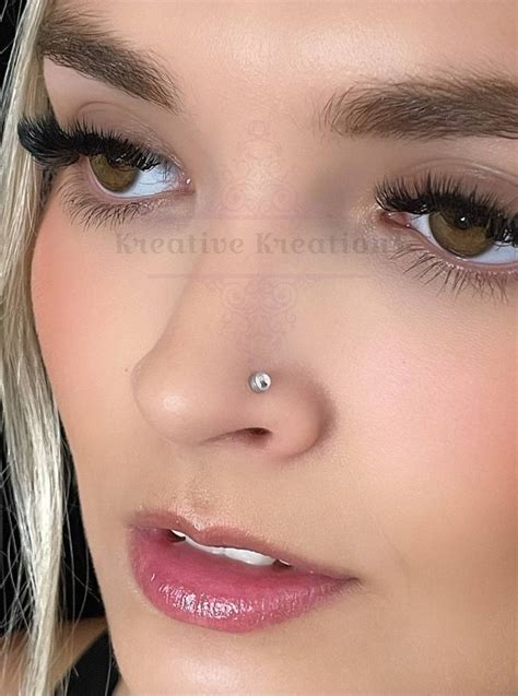 fake nose piercing stud magnetic